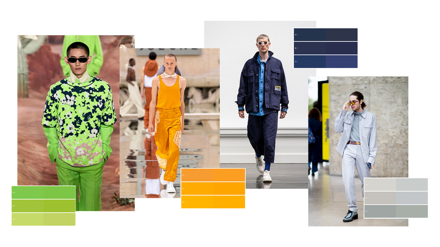 COLORES PARA LA PRÓXIMA TEMPORADA SS/22: HOMBRE