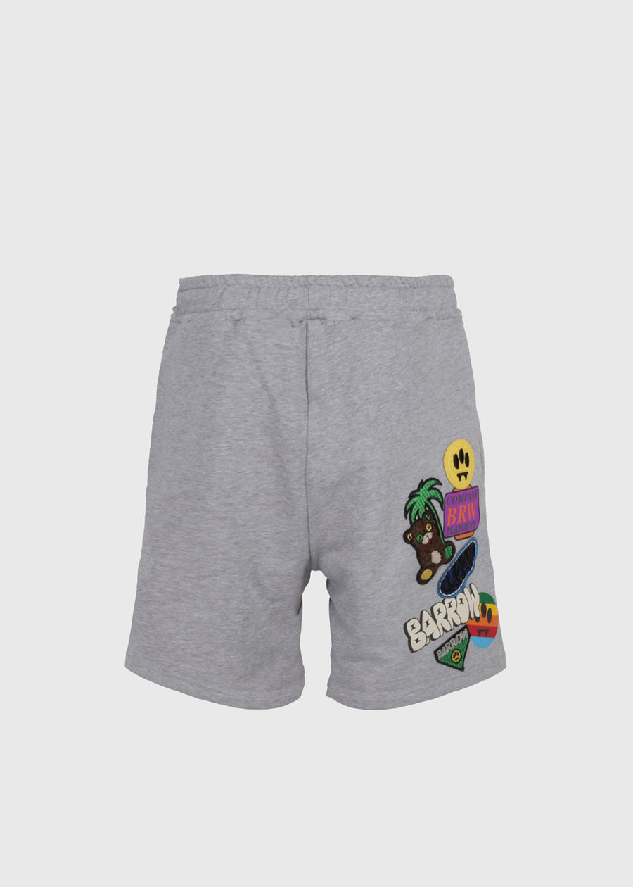 BARROW Shorts con estampado BRW-UABE018