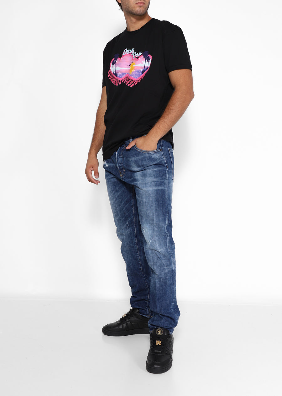Dsquared2 T-Shirt estmpada DSQ-71GD1385