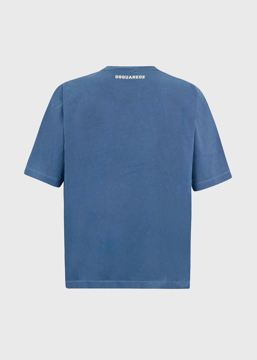 DSQUARED2 T-shirt Relaxed Fit "Bad² Boys Club" DSQ-74GD1529