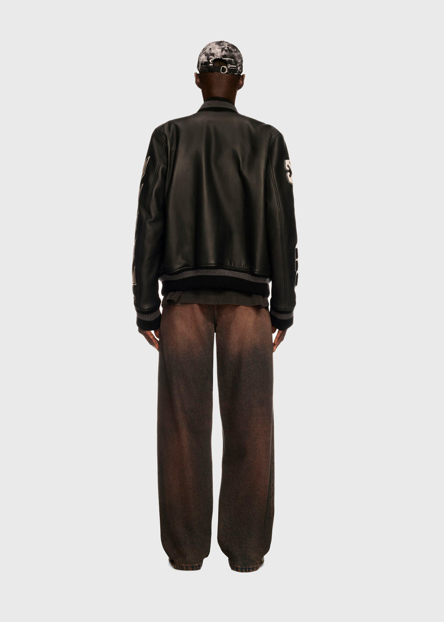 Off-White Chamarra de piel FFW-OMJA122C