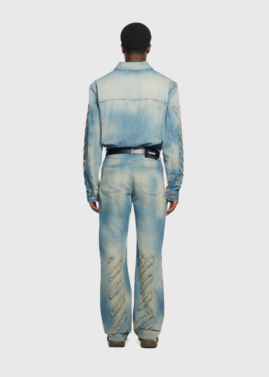 Off-White Chamarra Denim FFW-OMYE09BF