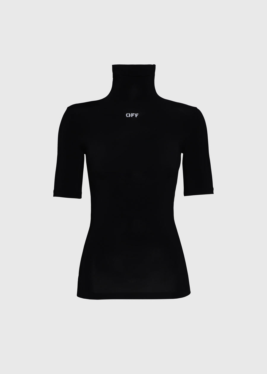 OFF-WHITE Blusa cuello alto FFW-OWAD137C