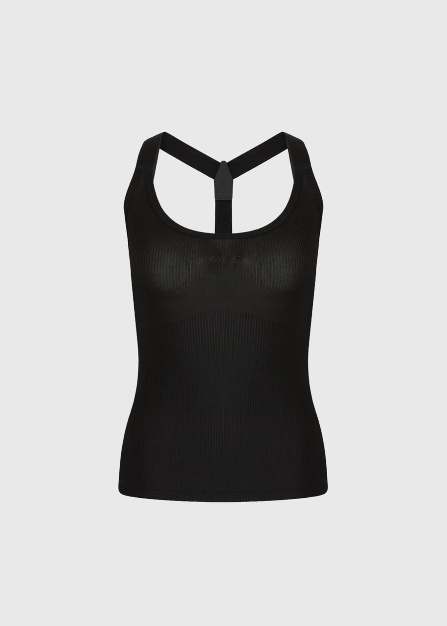 Off-White Tank Top Lurex FFW-OWAD25SS