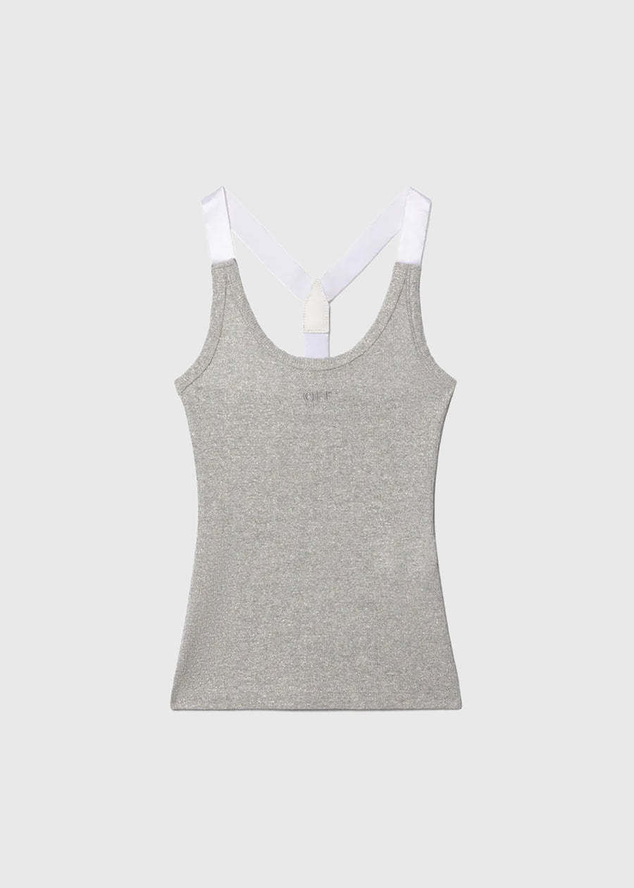 Off-White Tank Top Lurex FFW-OWAD25SS