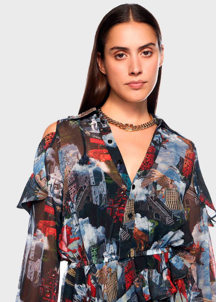 Off-White Vestido FFW-OWDB55LF