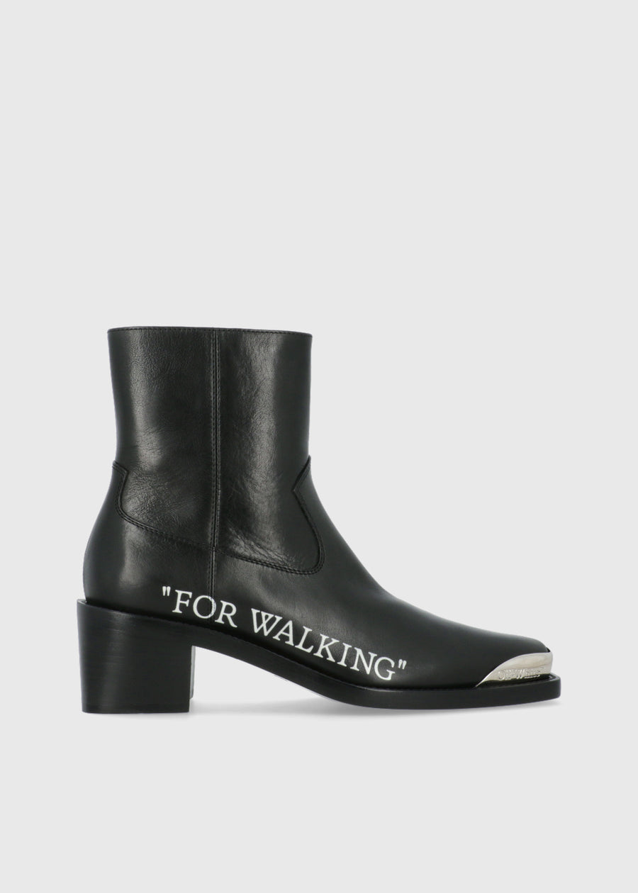 Off-White Botines Western "FOR WALKING" FFW-OWID05EF