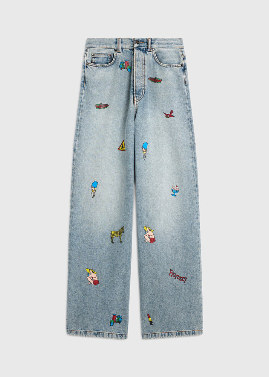 FIORUCCI Jeans estampados FRC-M26SSDJE