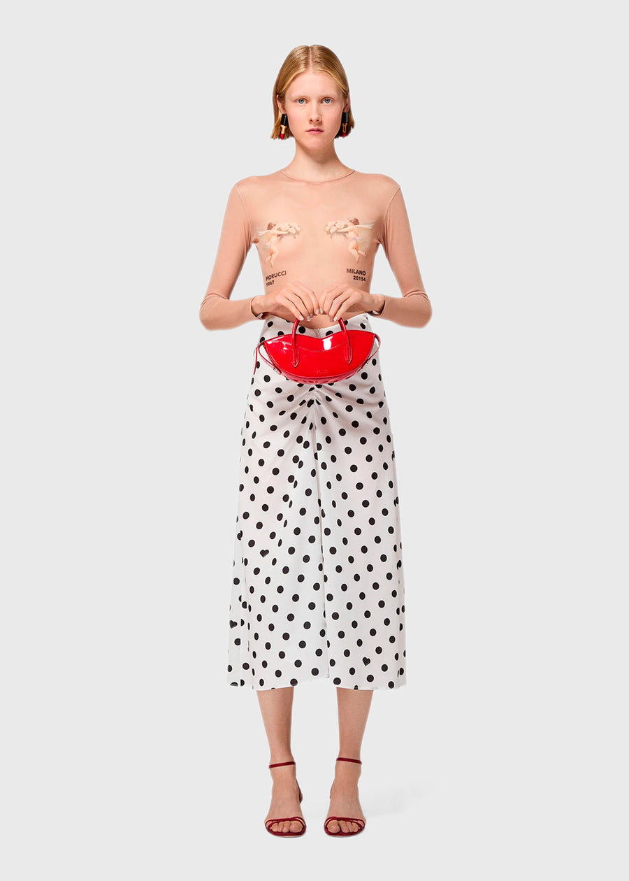 FIORUCCI Falda midi polka dot FRC-W26SSBSK