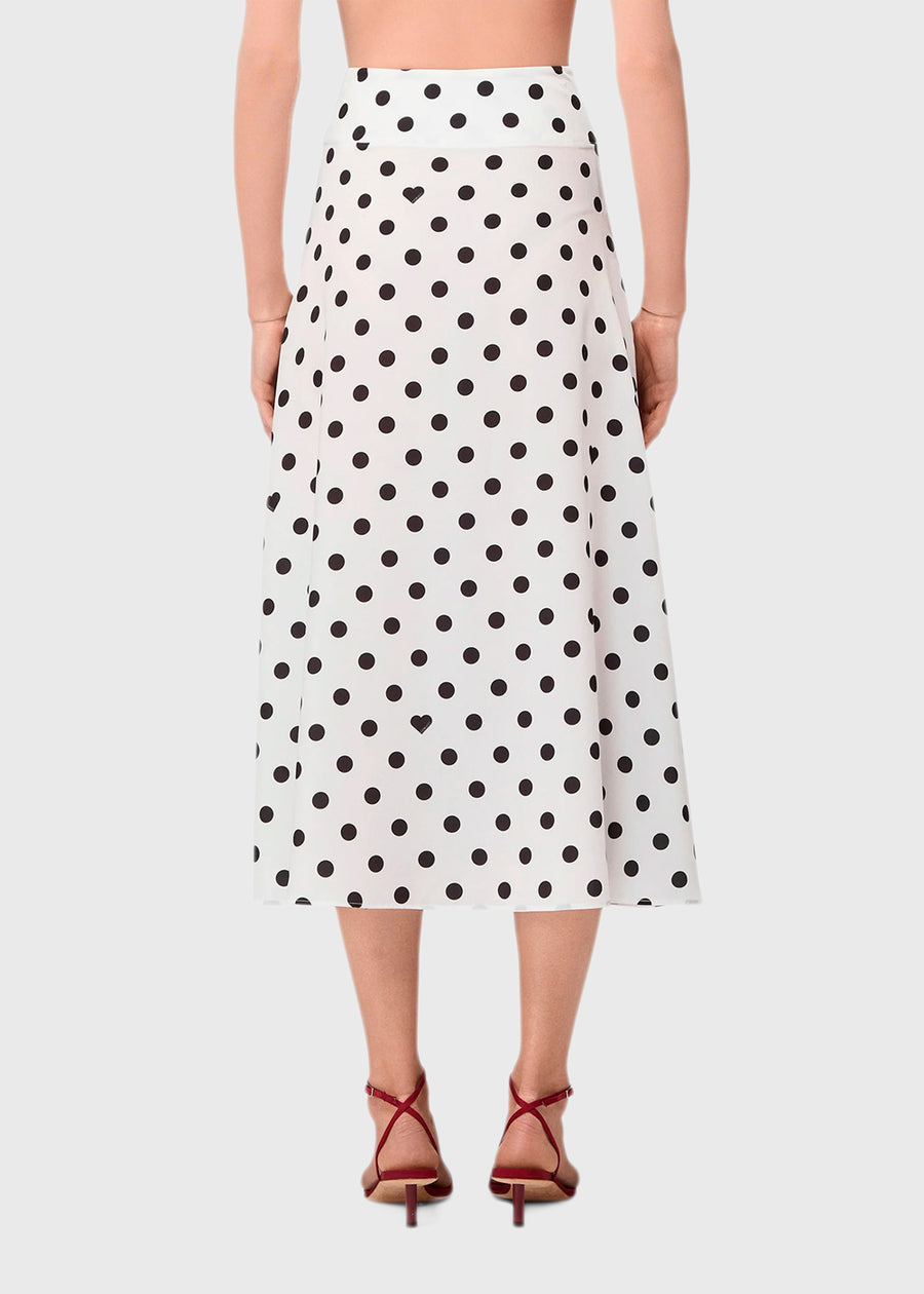 FIORUCCI Falda midi polka dot FRC-W26SSBSK