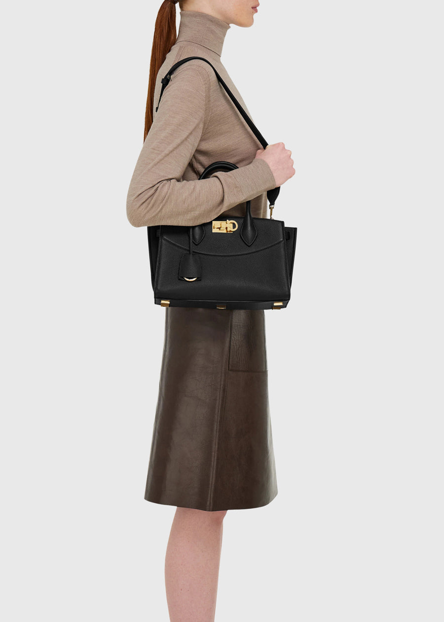 Ferragamo Bolso de Mano Studio FRG-21A112