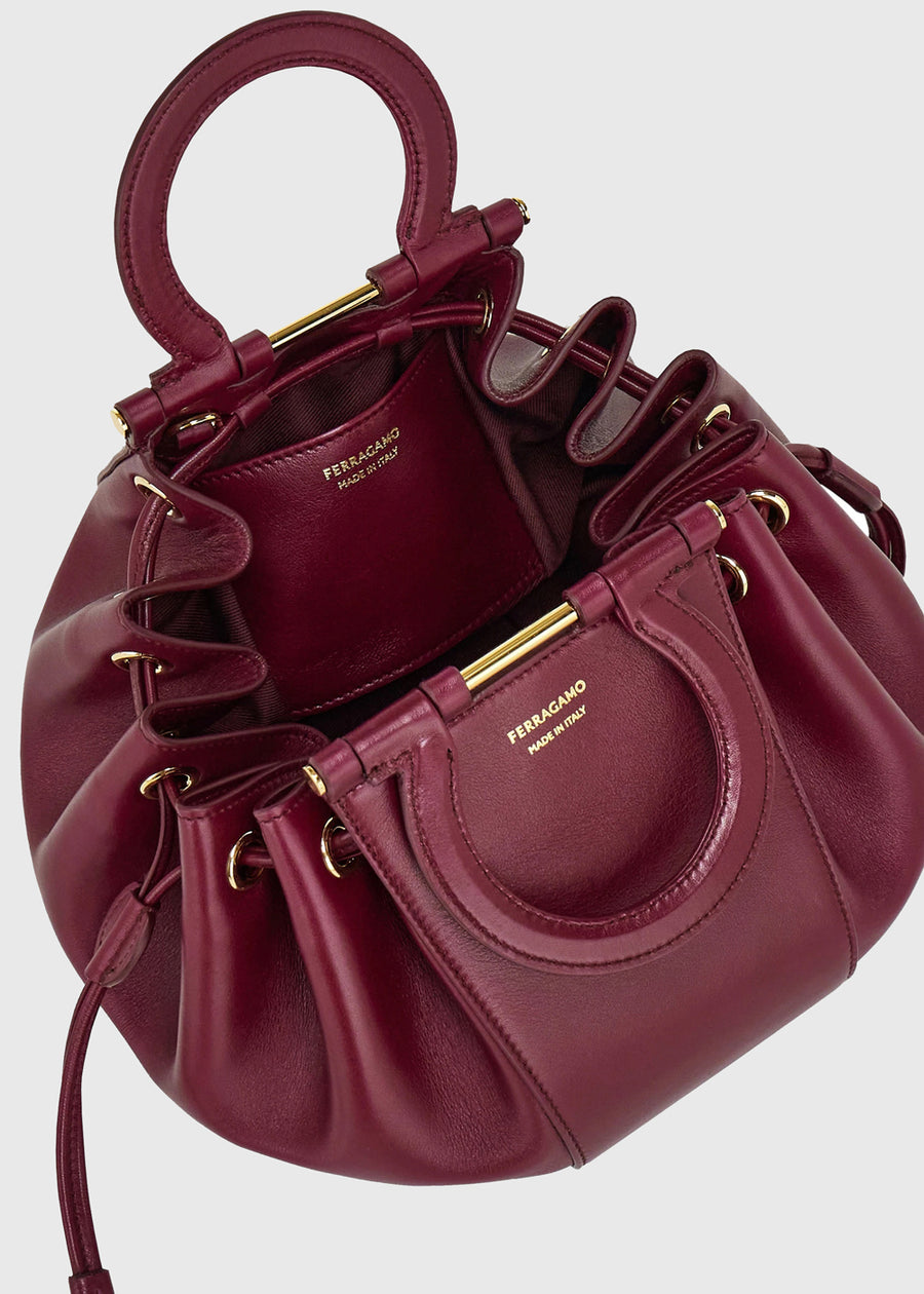 FERRAGAMO Bolso Gancini Bucket Bag FRG-21A594