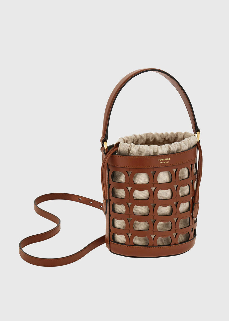 Ferragamo Bolso cubo Gancini FRG-220970