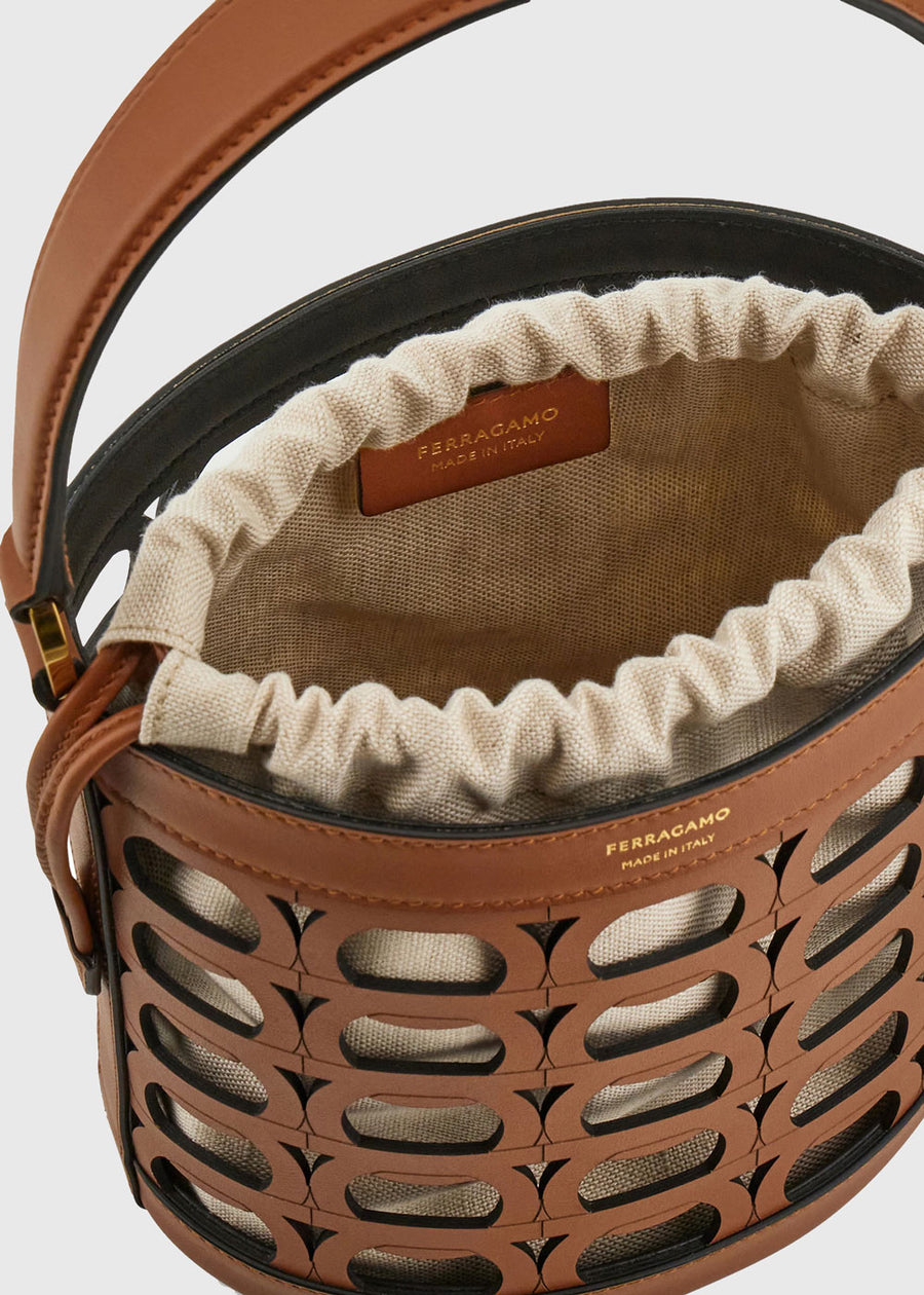 Ferragamo Bolso cubo Gancini FRG-220970