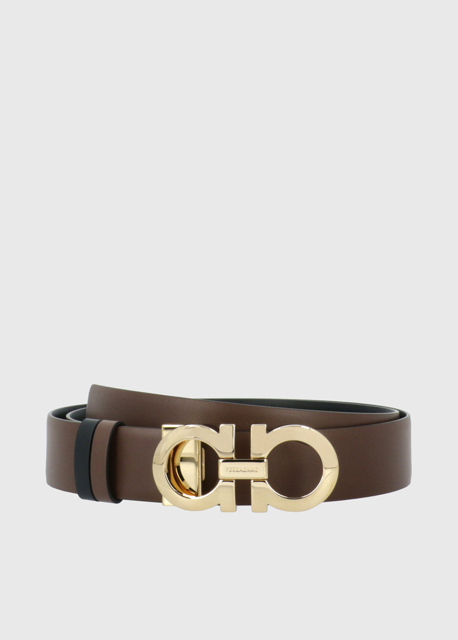 Ferragamo cinturón con hebilla Gancini FRG-23A564