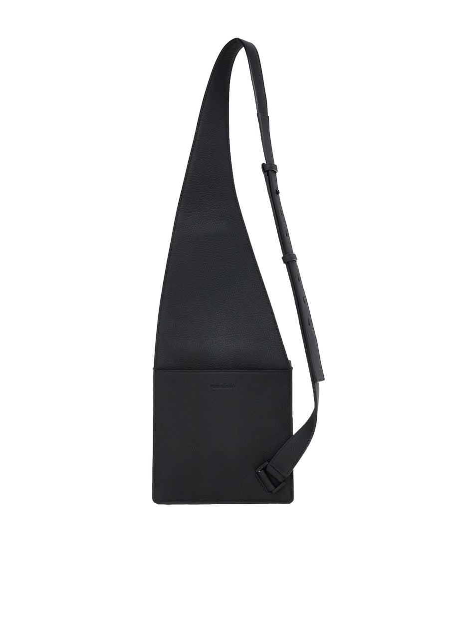 Ferragamo Mochila mensajera asimétrica FRG-241351