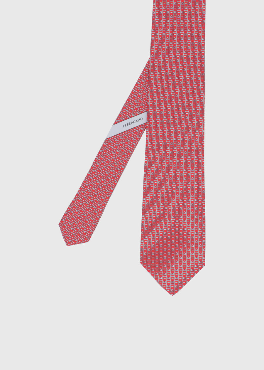 Ferragamo Corbata estampado Monograma FRG-350997