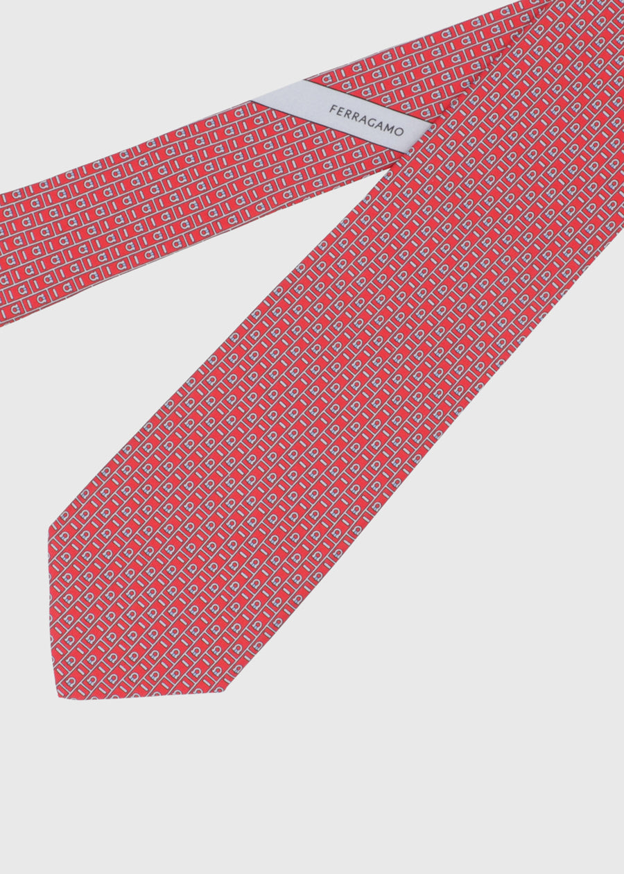 Ferragamo Corbata estampado Monograma FRG-350997