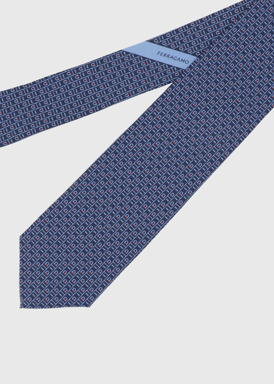 Ferragamo Corbata estampado Monograma FRG-350997