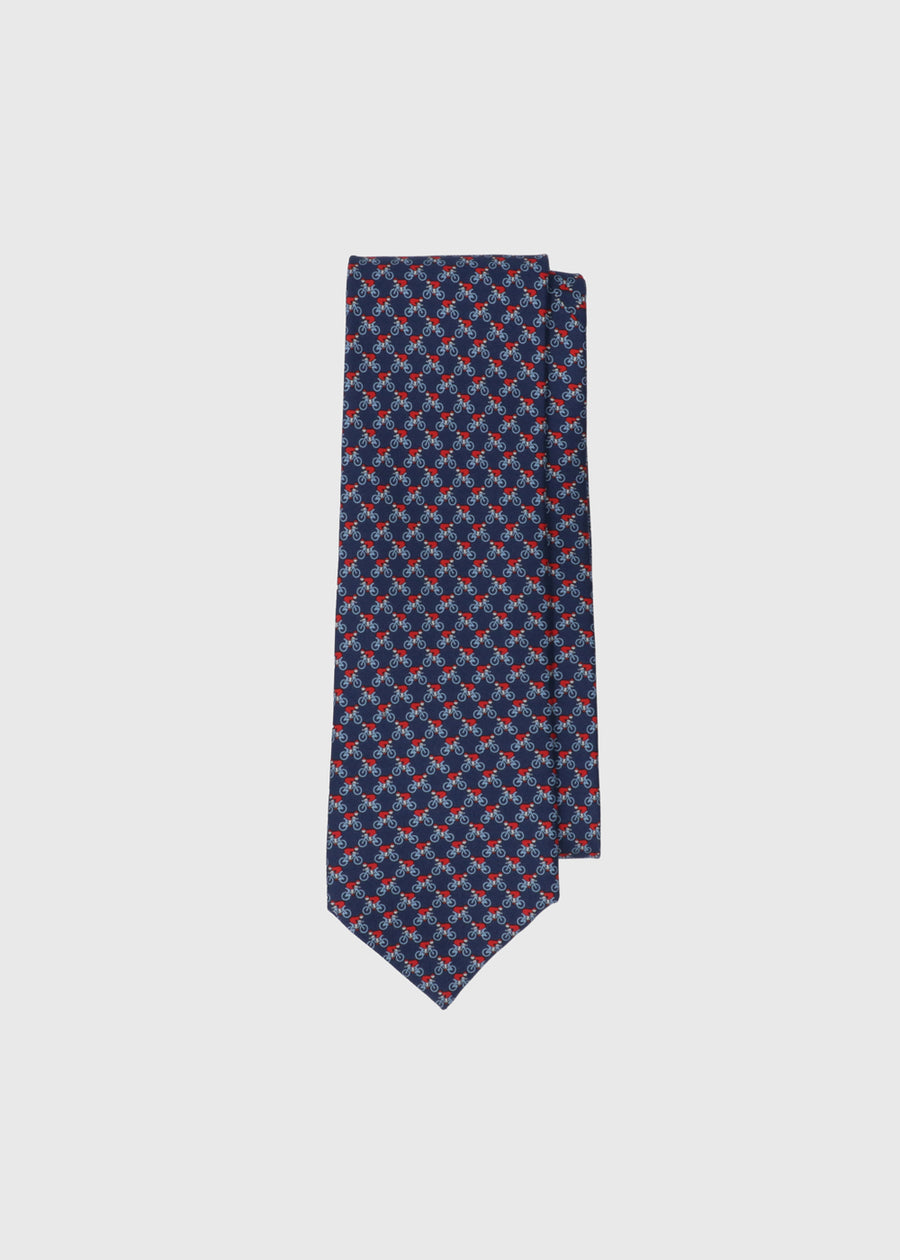 Ferragamo Corbata estampado Bicicleta FRG-351223