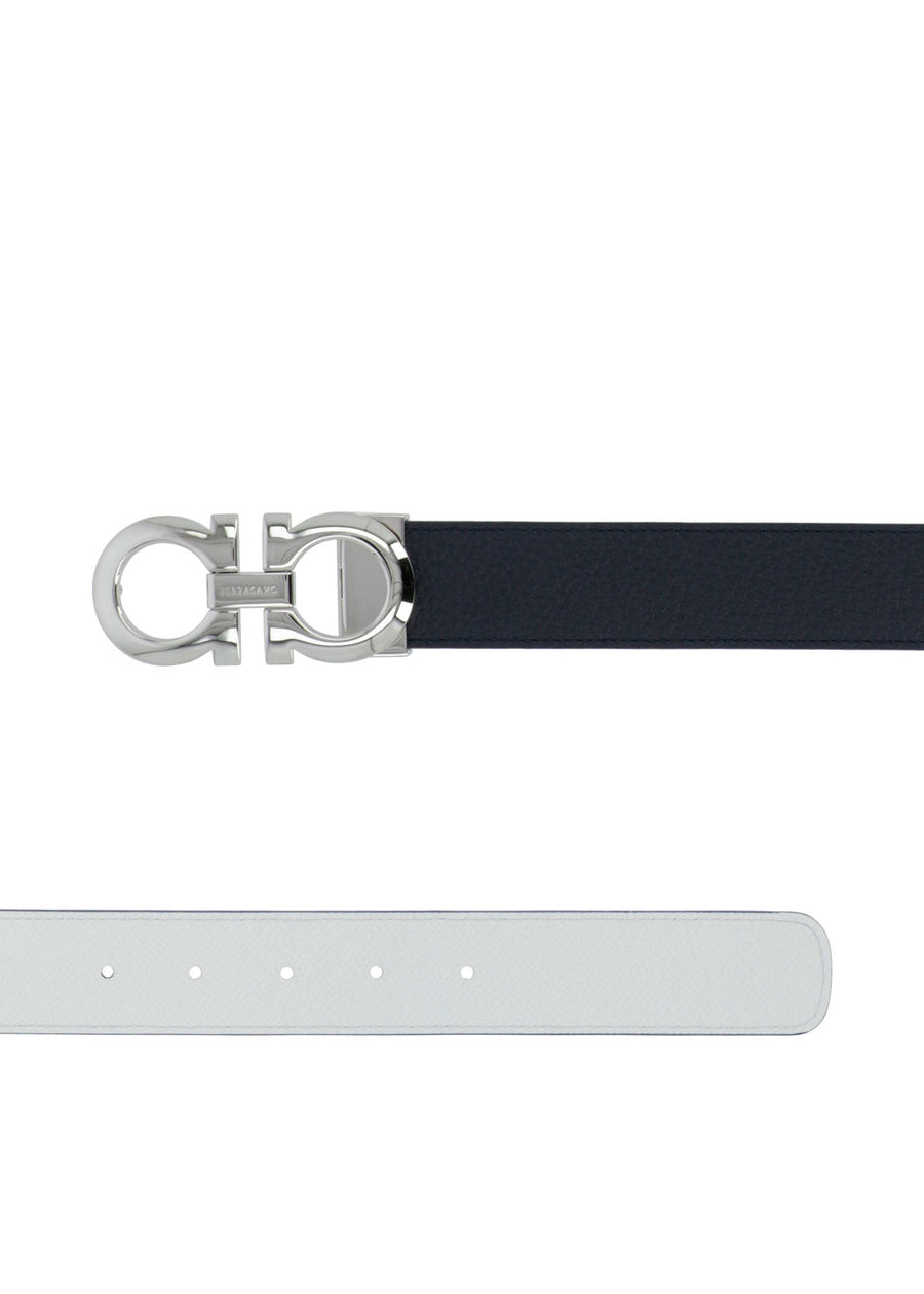 Ferragamo cinturón con hebilla Gancini FRG-675542