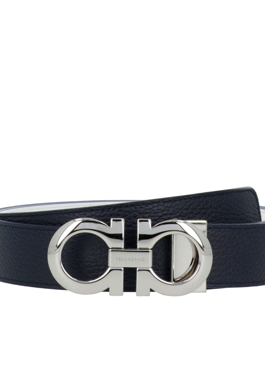 Ferragamo cinturón con hebilla Gancini FRG-675542