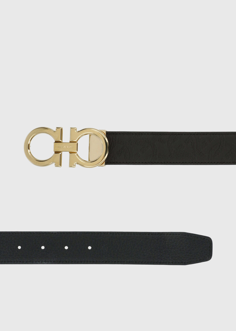 Ferragamo Cinturón con hebilla Gancini FRG-679710