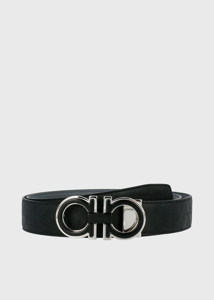 Ferragamo cinturón reversible Gancini FRG-67A254