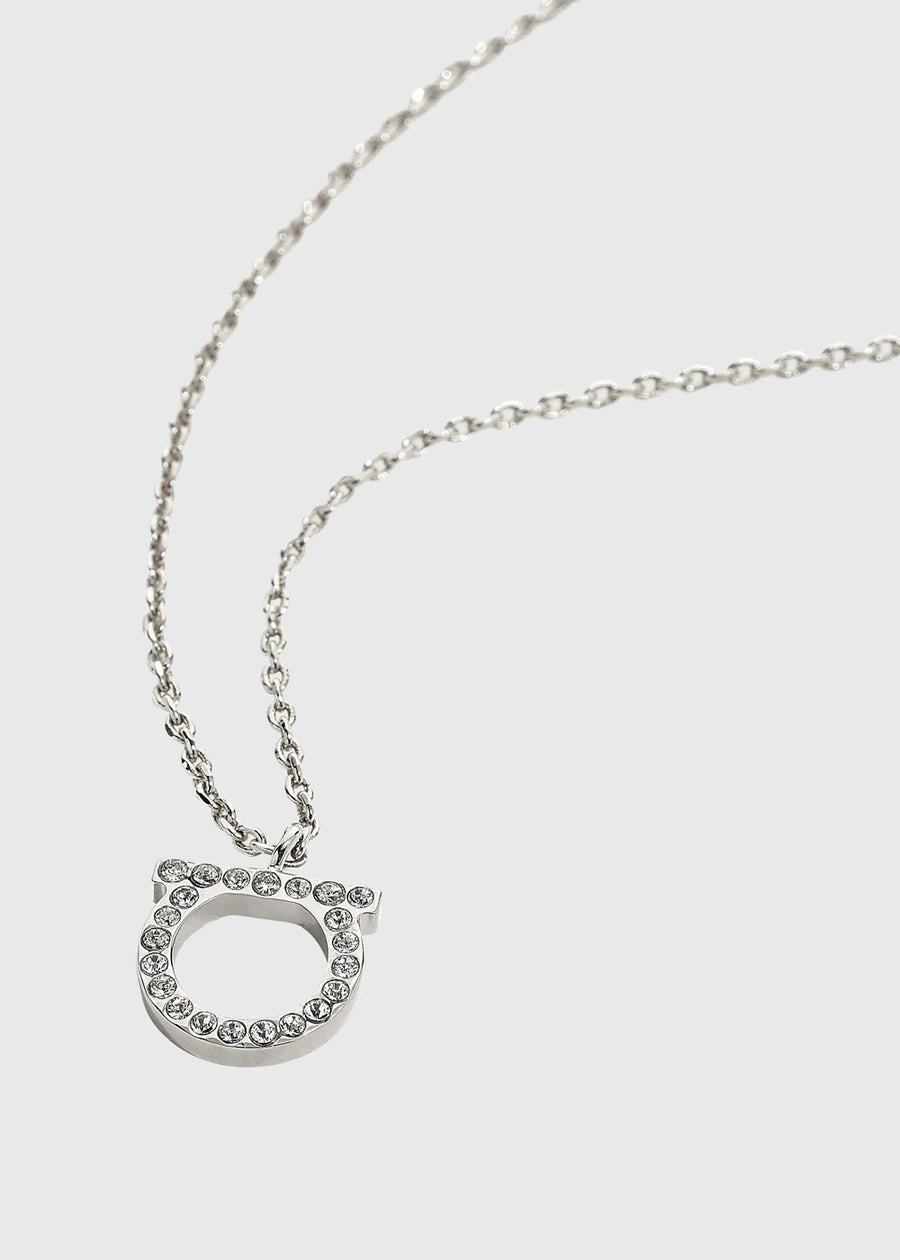Salvatore Ferragamo collar Gancini con cristales FRG-760132