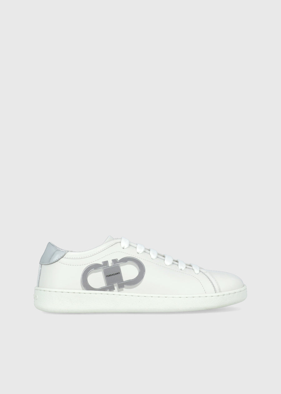Ferragamo Sneakers doble Gancini FRG-BRANDY1