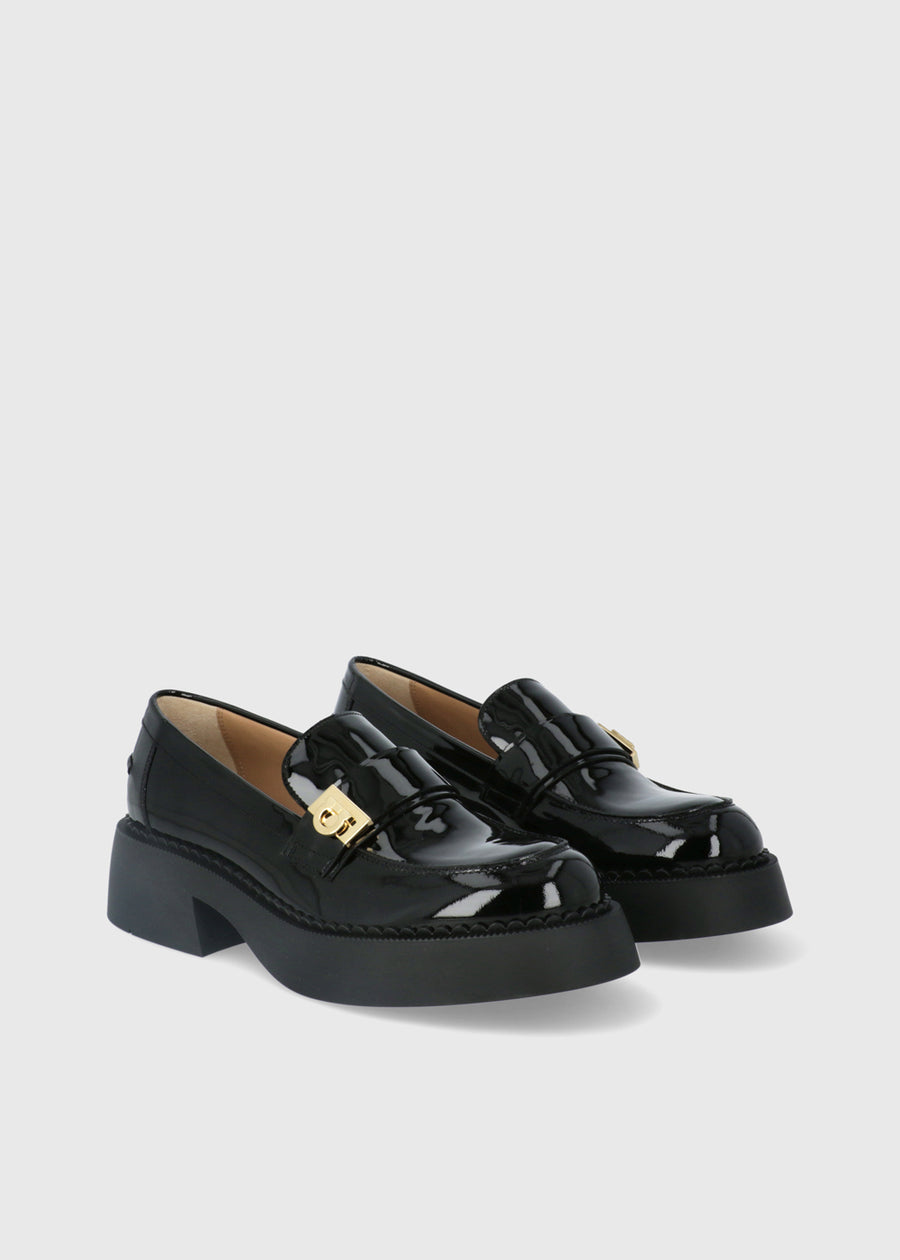 FERRAGAMO Mocasines bold hebilla Hug FRG-CAMINIA