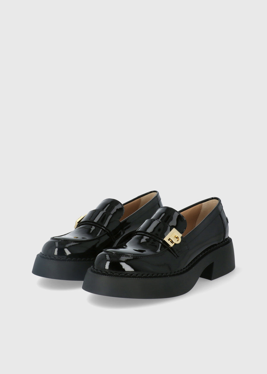 FERRAGAMO Mocasines bold hebilla Hug FRG-CAMINIA