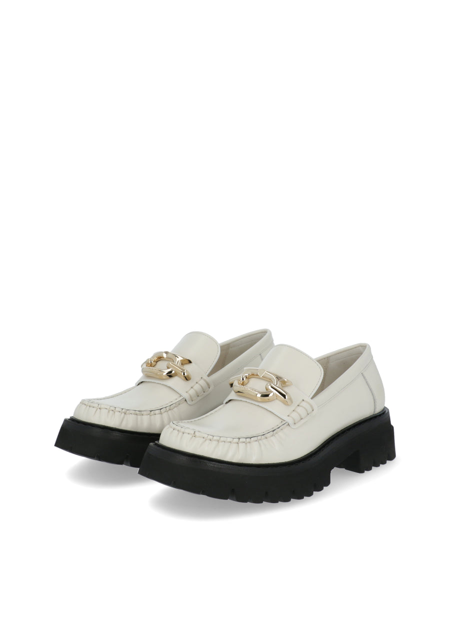 Ferragamo Mocasines con joya Gancini FRG-INGRID