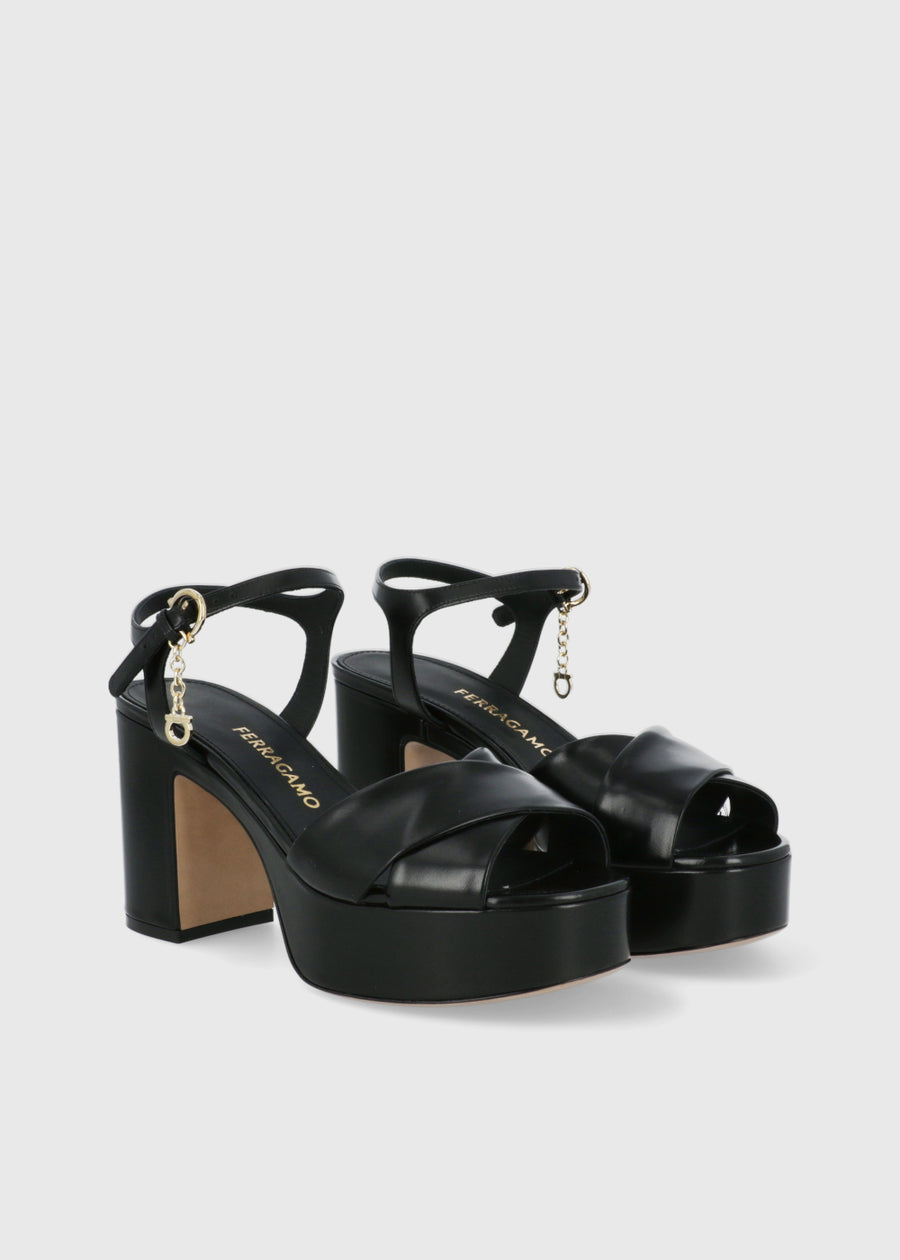 Ferragamo Sandalia plataforma FRG-SAVIA