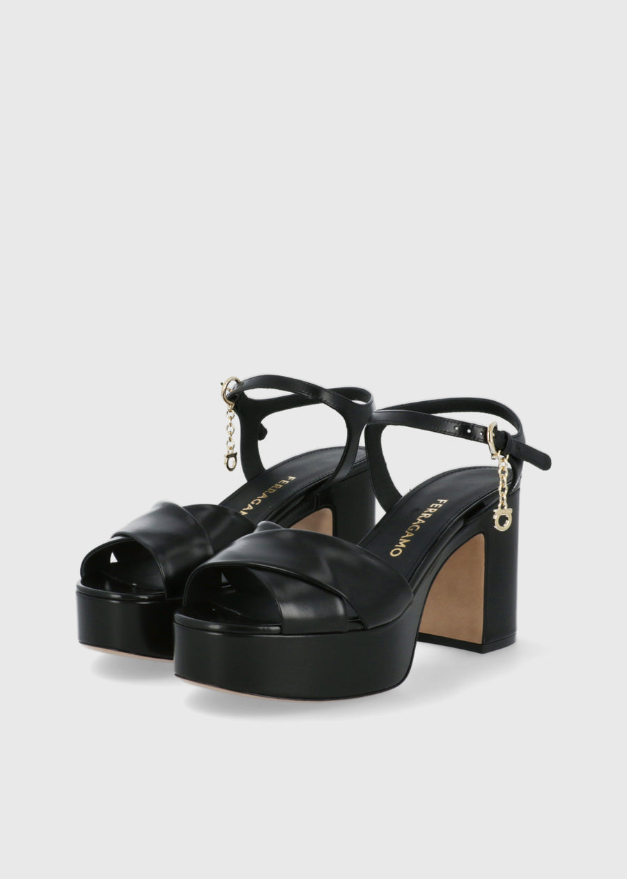 Ferragamo Sandalia plataforma FRG-SAVIA