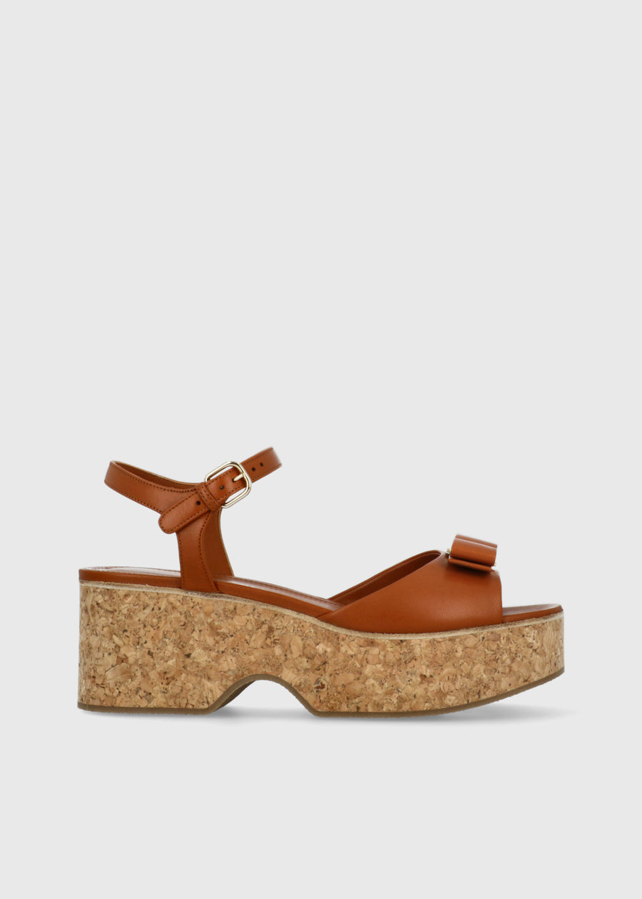 Ferragamo Sandalia Plataforma FRG-SELNA