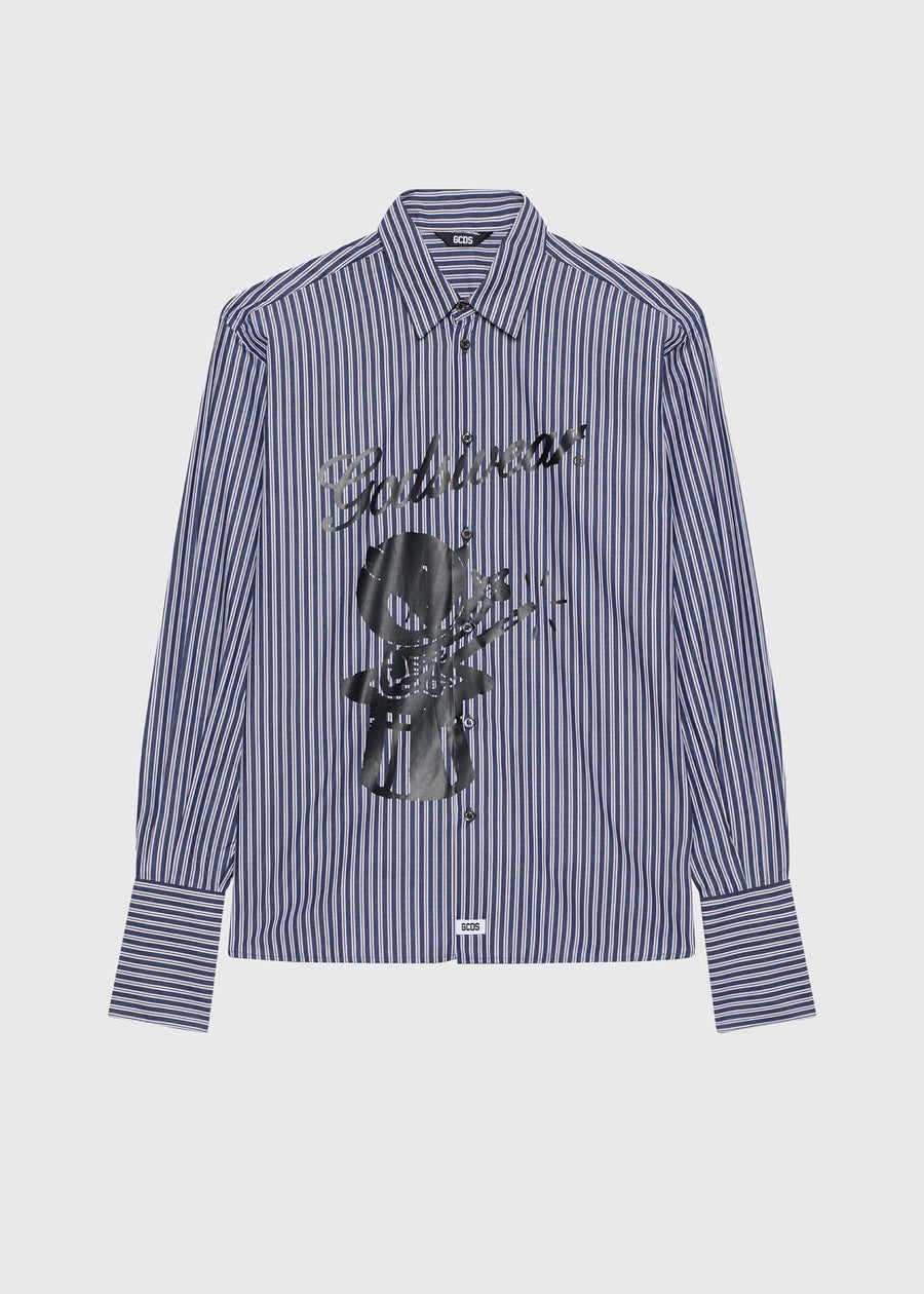GCDS Camisa de rayas GCD-M2411TQ8