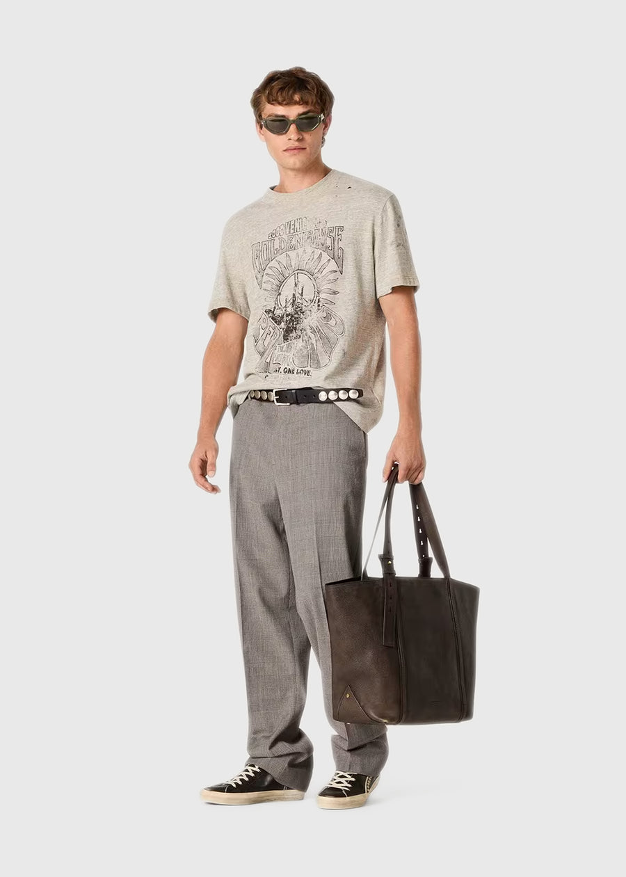 Golden Goose T-Shirt para hombre con estampado GLG-GMP01220