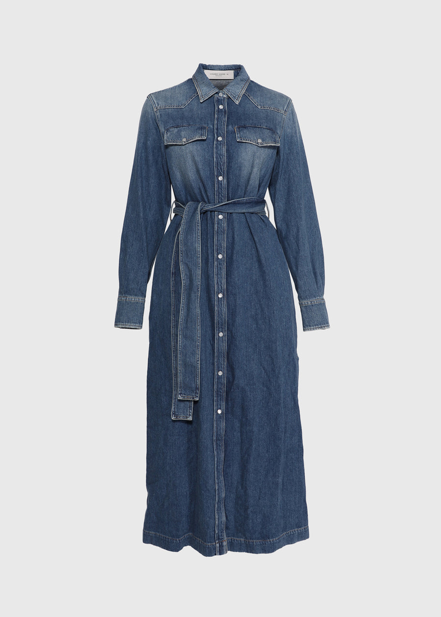 Golden Goose vestido camisero GLG-GWP00714