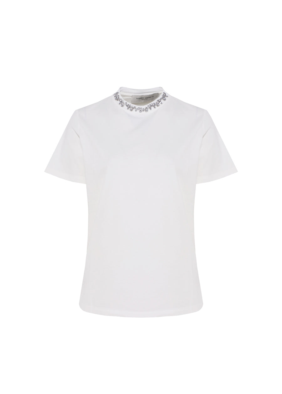 Golden Goose T-Shirt para mujer con estampado GLG-GWP01220