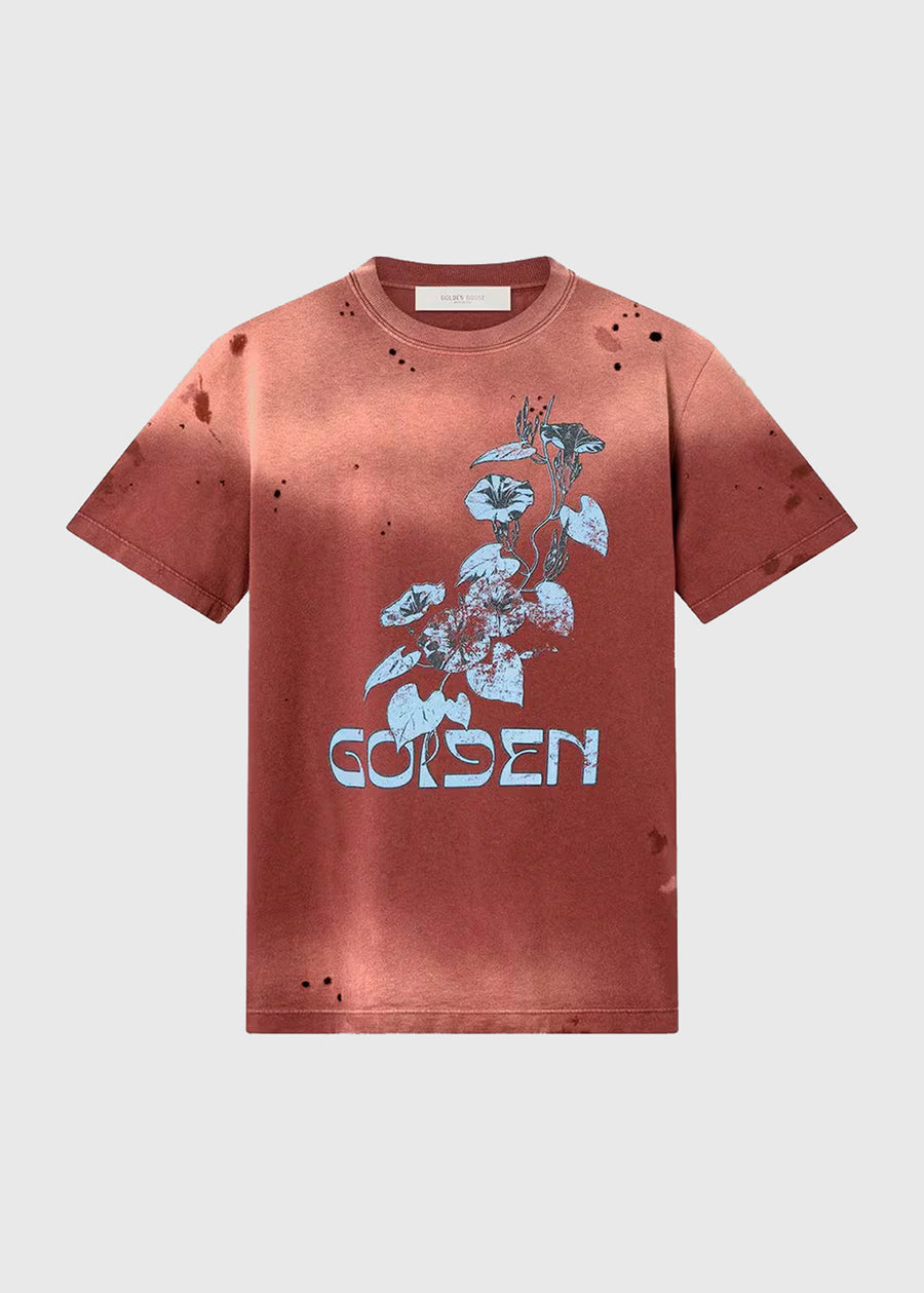 Golden Goose T-Shirt para mujer con estampado GLG-GWP01220
