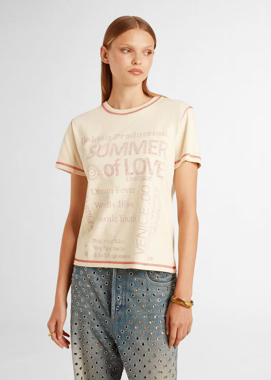 Golden Goose T-Shirt estampada GLG-GWP02008