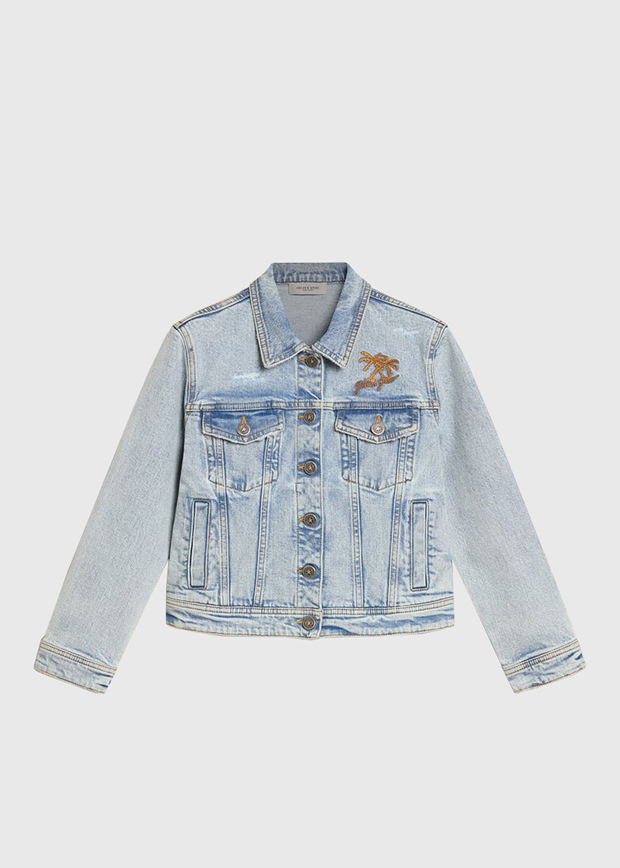 Golden Goose Chamarra denim Kids GLG-P02212