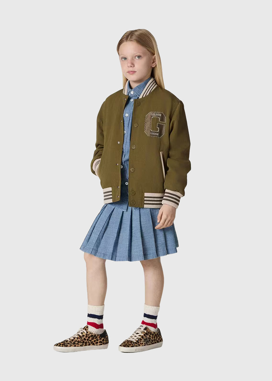 Golden Goose Falda tableada Kids GLG-P02613