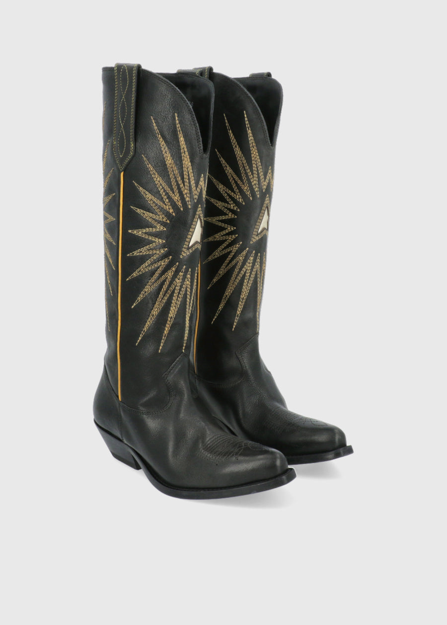 Golden Goose Botas vaqueras altas GLG-WISHSTLE