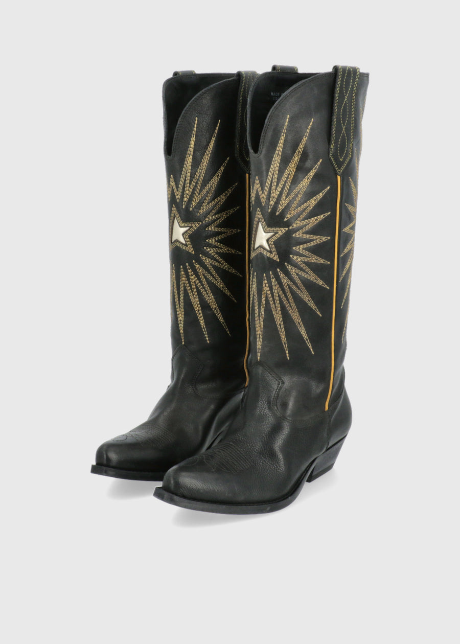 Golden Goose Botas vaqueras altas GLG-WISHSTLE