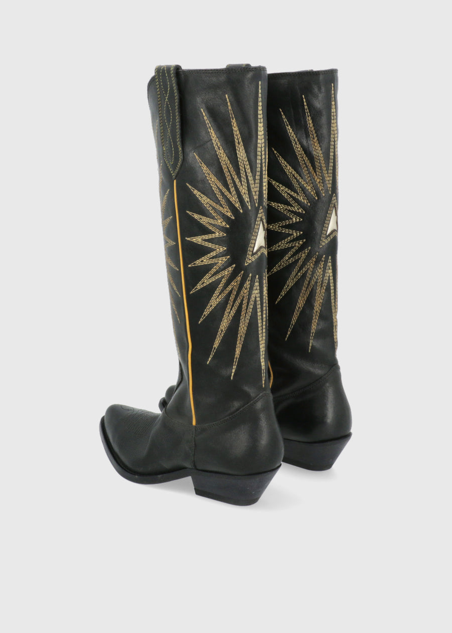 Golden Goose Botas vaqueras altas GLG-WISHSTLE