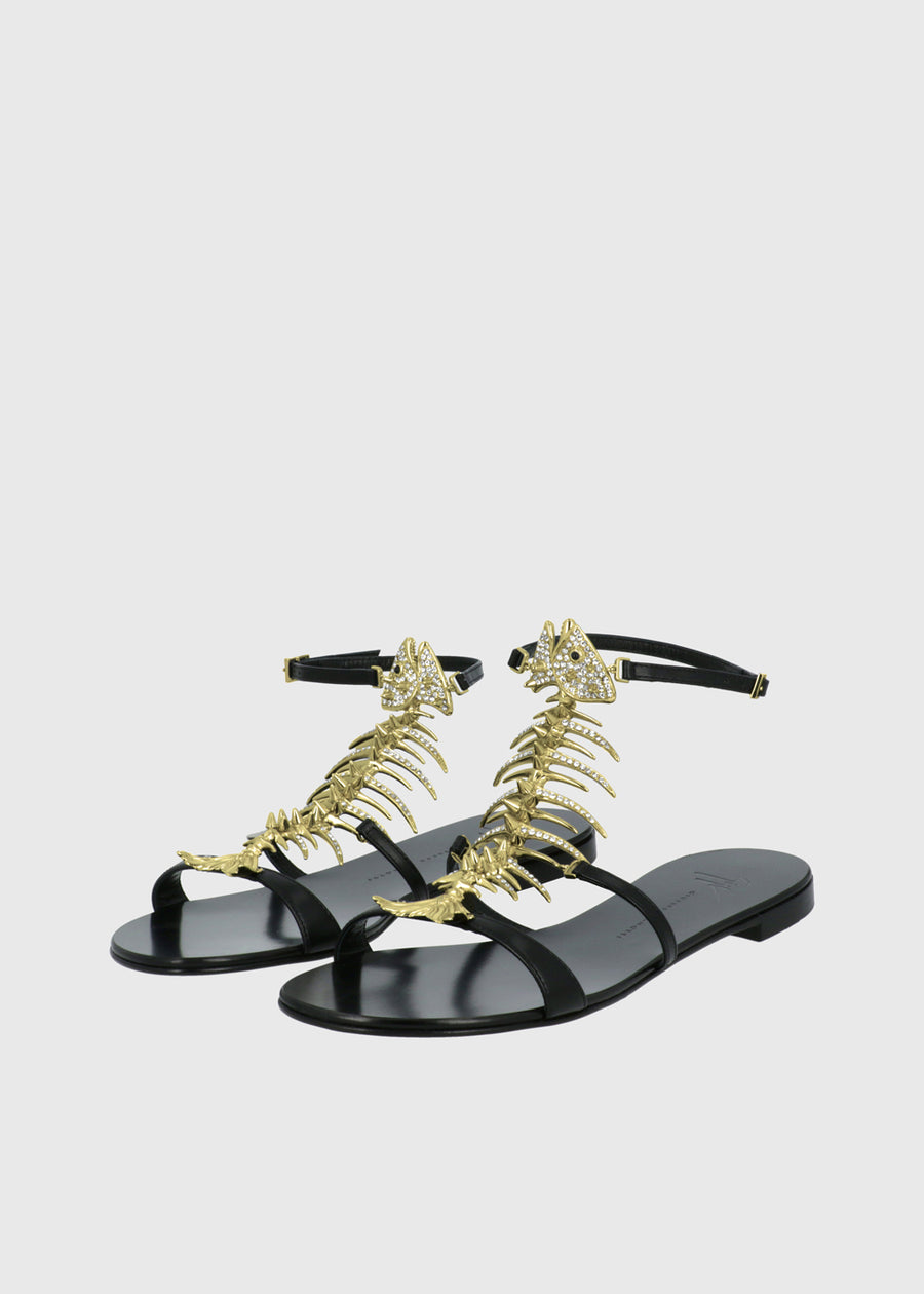 Giuseppe Zanotti Sandalias Planas Fishbone GSZ-E600029