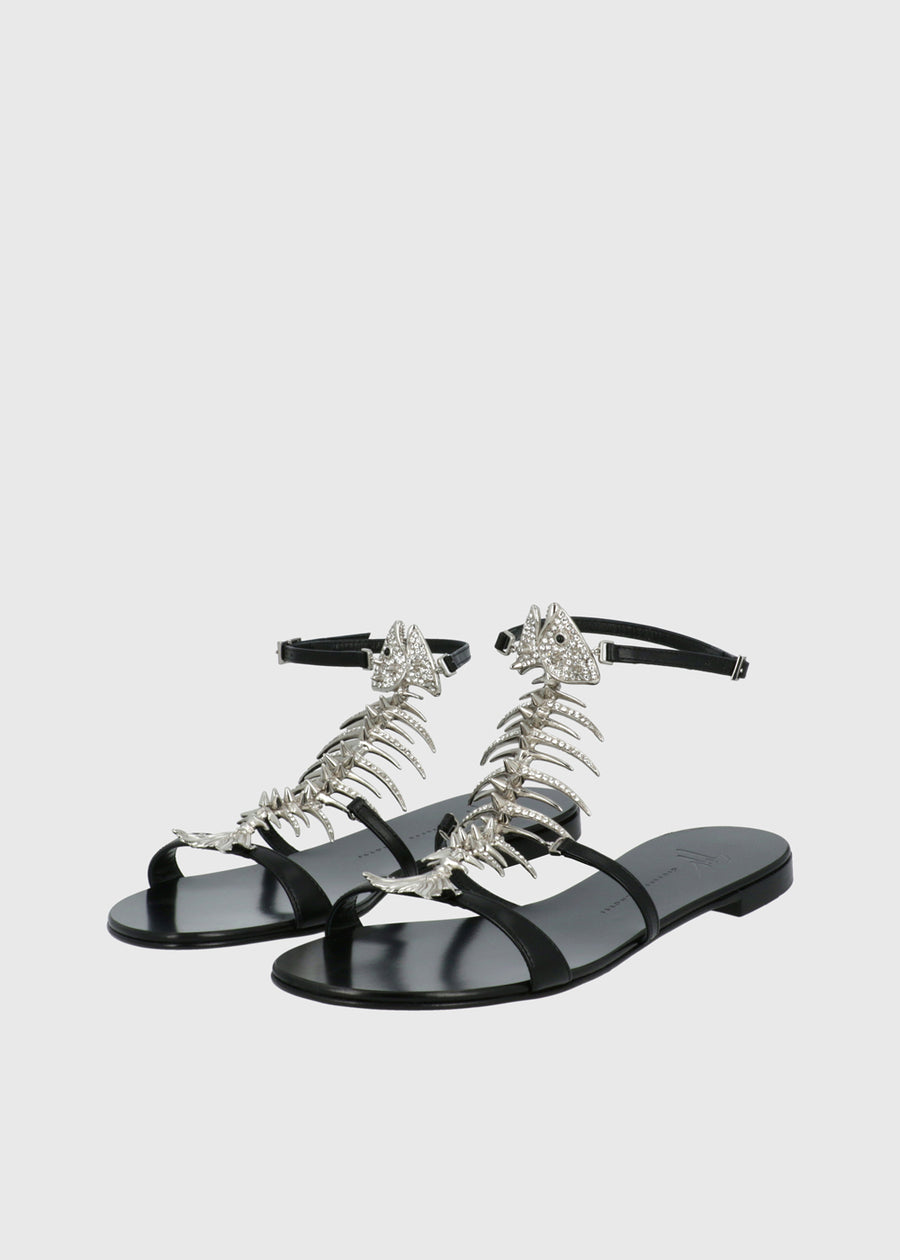 Giuseppe Zanotti Sandalias Planas Fishbone GSZ-E600029