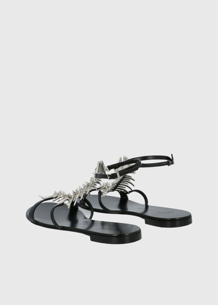 Giuseppe Zanotti Sandalias Planas Fishbone GSZ-E600029